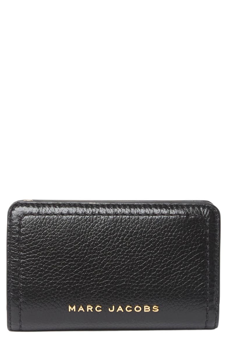 Marc Jacobs Groove SLG Compact Wallet, Main, color, Black