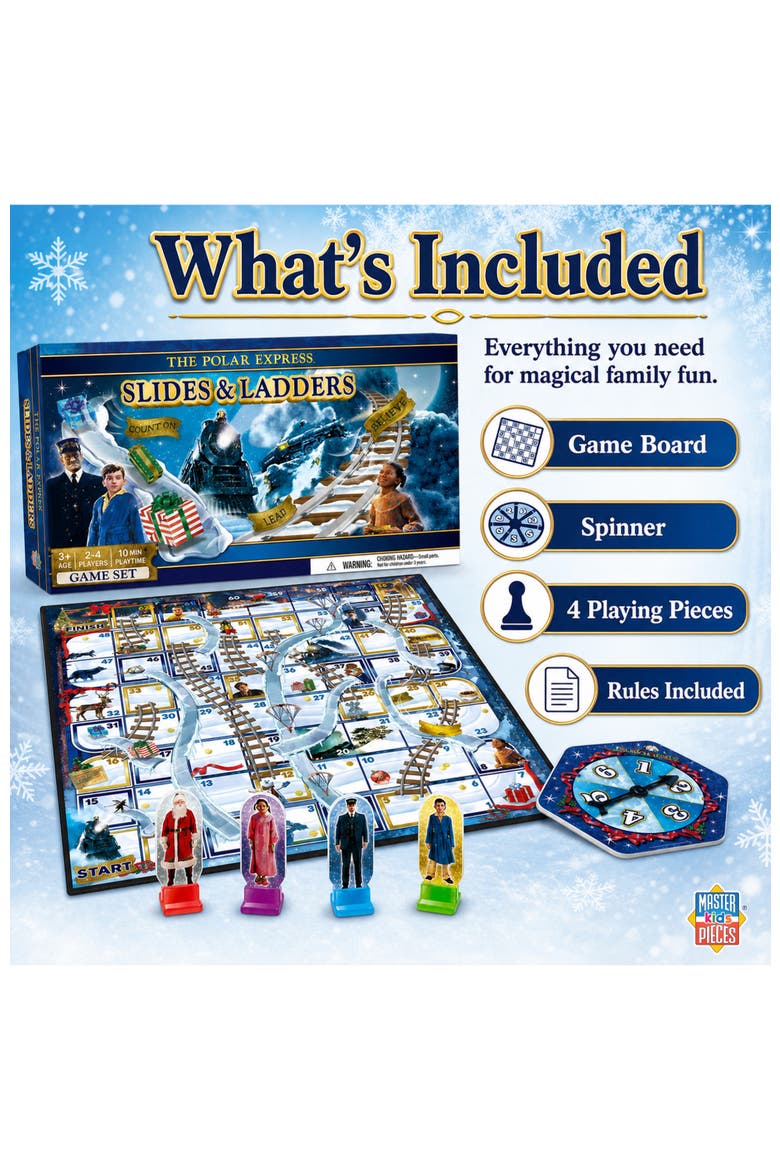 The Polar Express Slides & Ladders Game, Alternate, color, Multicolor