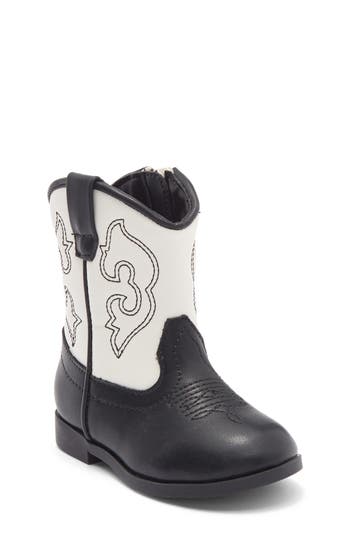 Harper Canyon Kids' Gabriela Western Bootie In Black