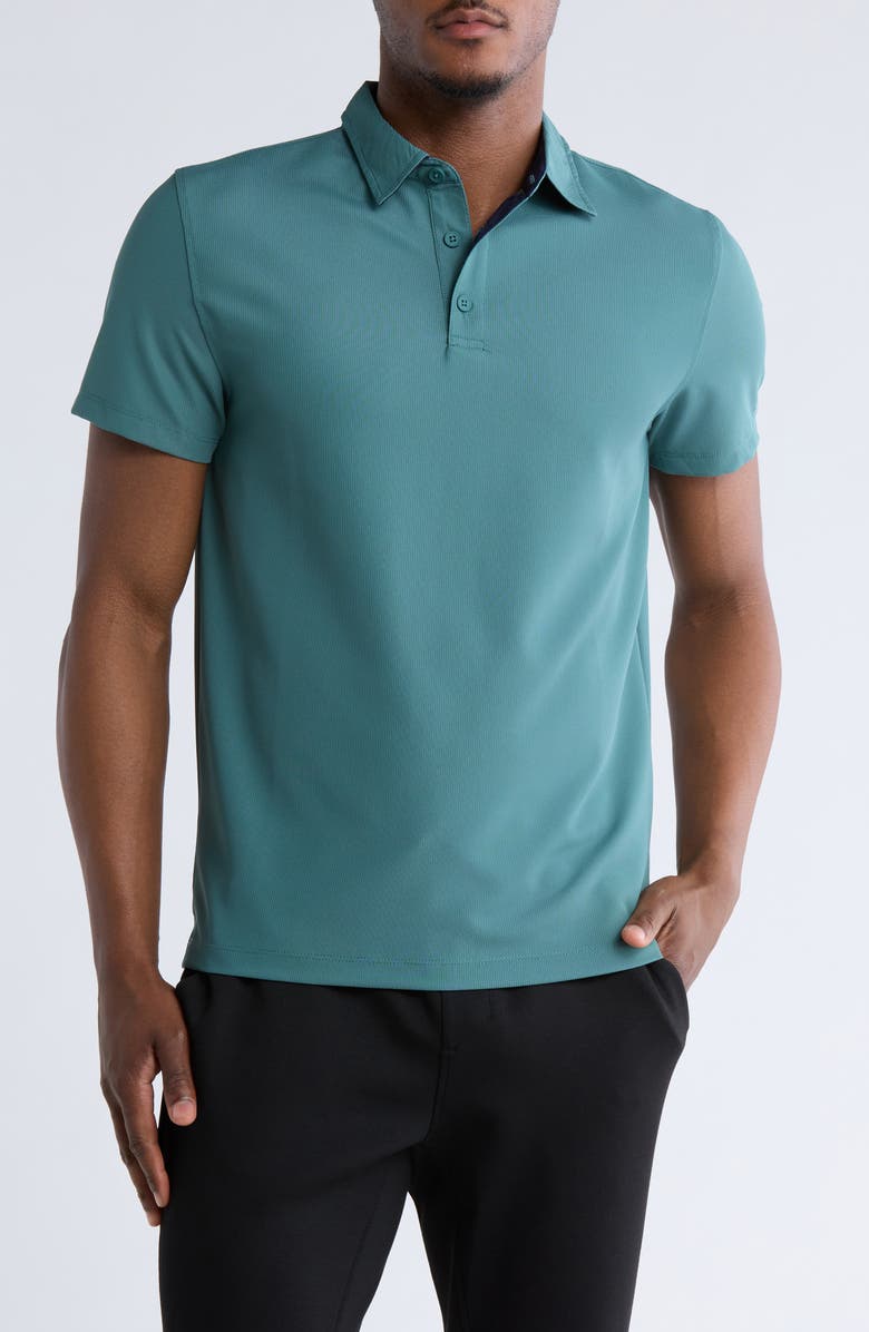 Kenneth Cole Textured Active Polo, Main, color,