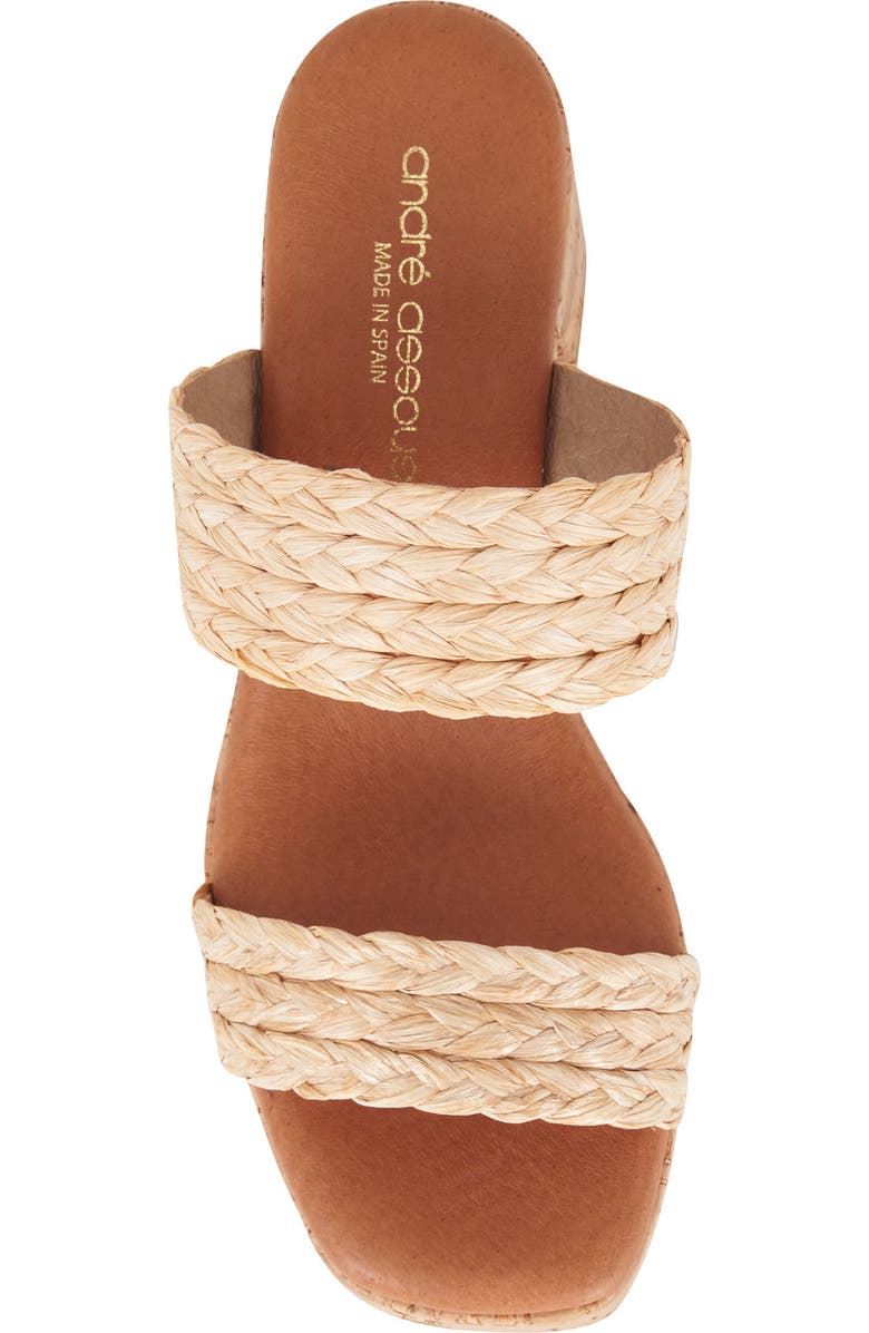 André Assous Cairo Platform Sandal, Alternate, color, Beige