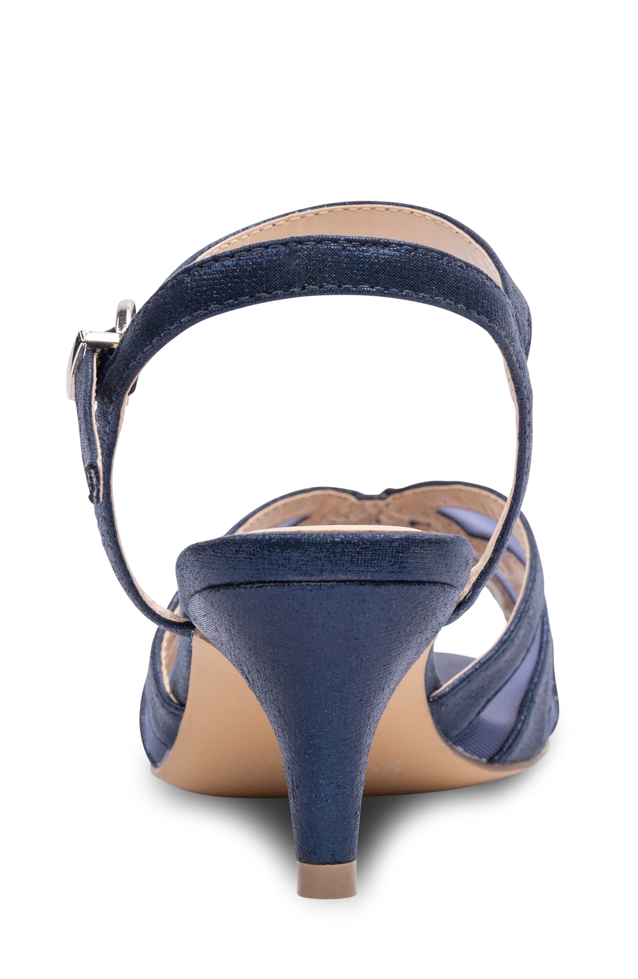 Theresa Ankle Strap Sandal, Alternate, color, NAVY
