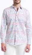 Robert Graham Geometric Cotton Button-Up Shirt