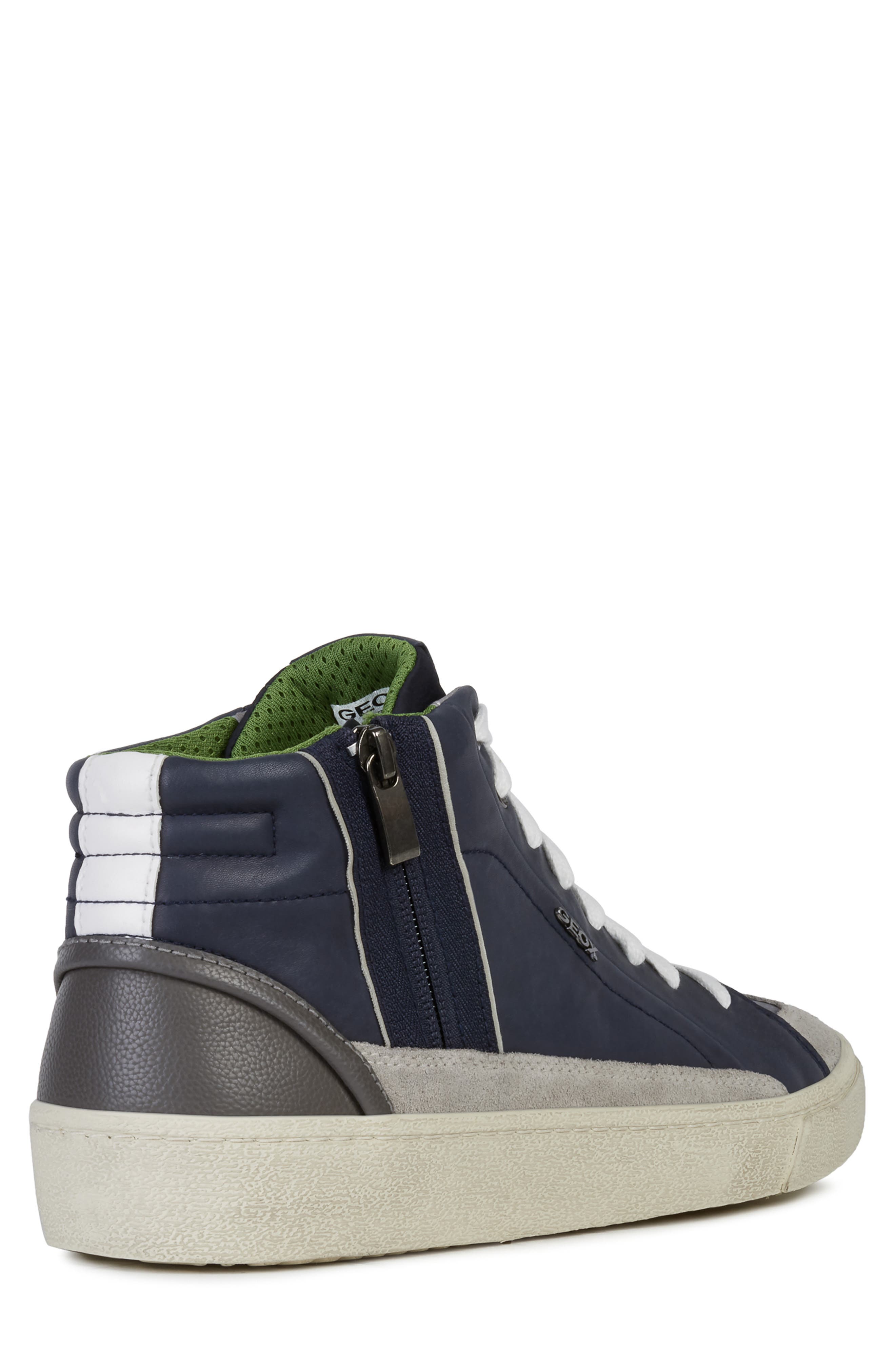 Geox Warley 8 High Top Sneaker, Alternate, color, 