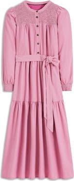 Boden Cecily Long Sleeve Corduroy Midi Dress