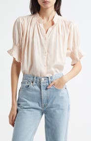 MILLE Marnie Floral Ruffle Top