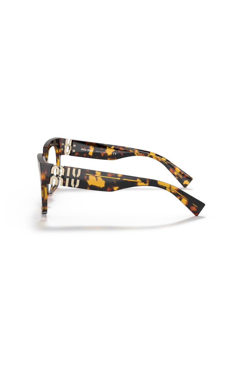 52mm Square optical glasses, Alternate, color, Tortoise