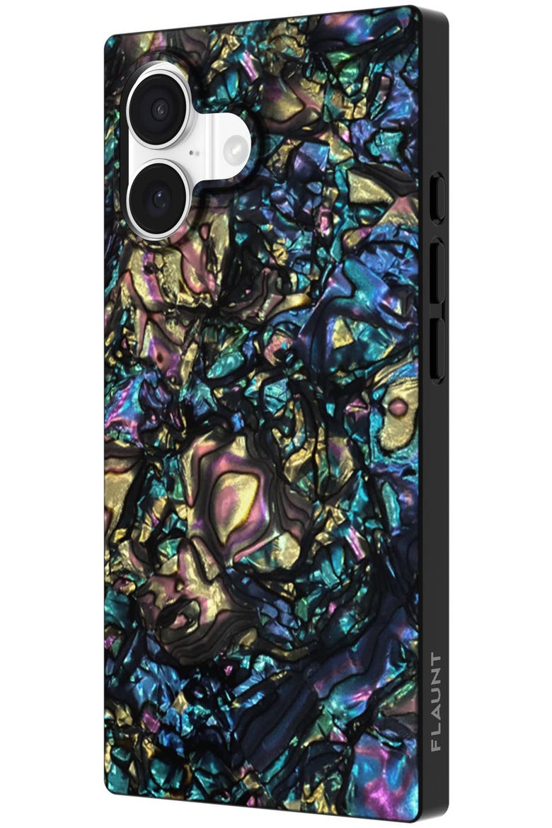 SQUARE Iridescent MagSafe Case for Apple iPhone 17, Alternate, color, Black Multicolor