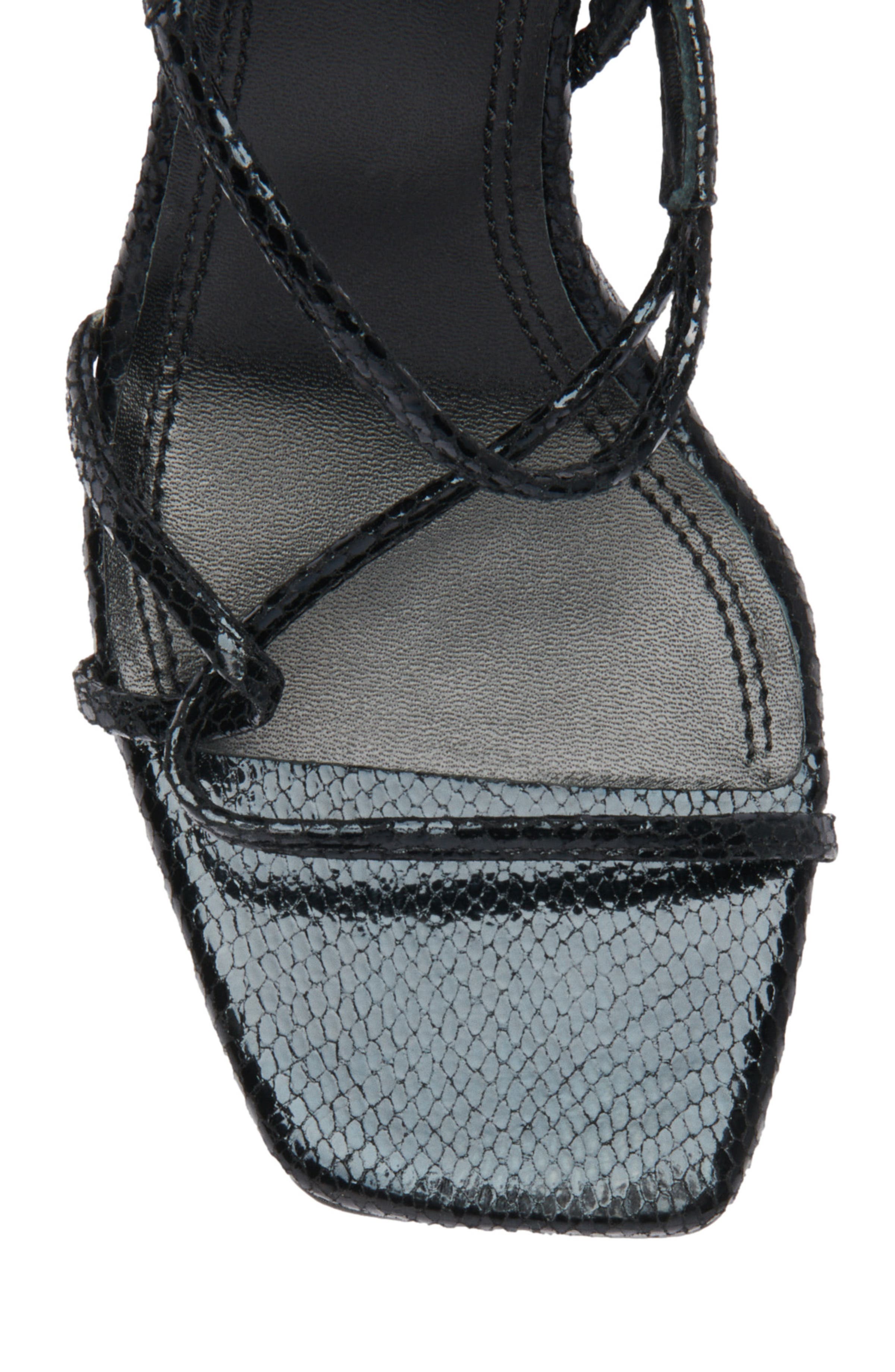 SANDRO Sandals with narrow straps, Alternate, color, Black