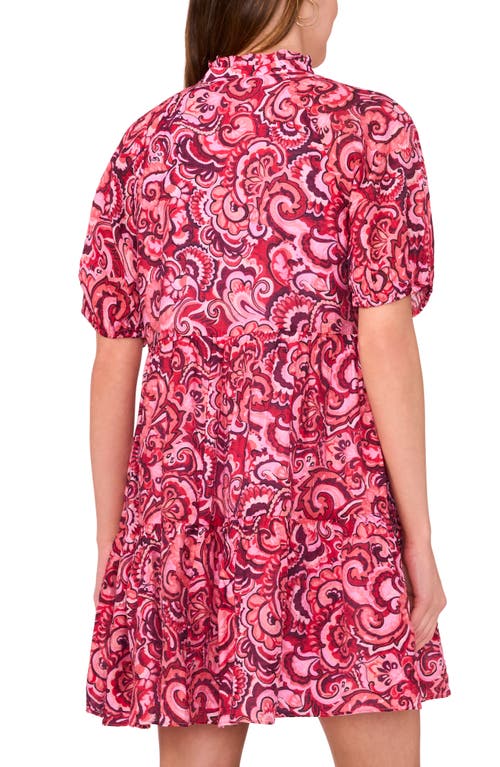 HALOGEN HALOGEN® RUFFLE SHORT SLEEVE TIERED DRESS