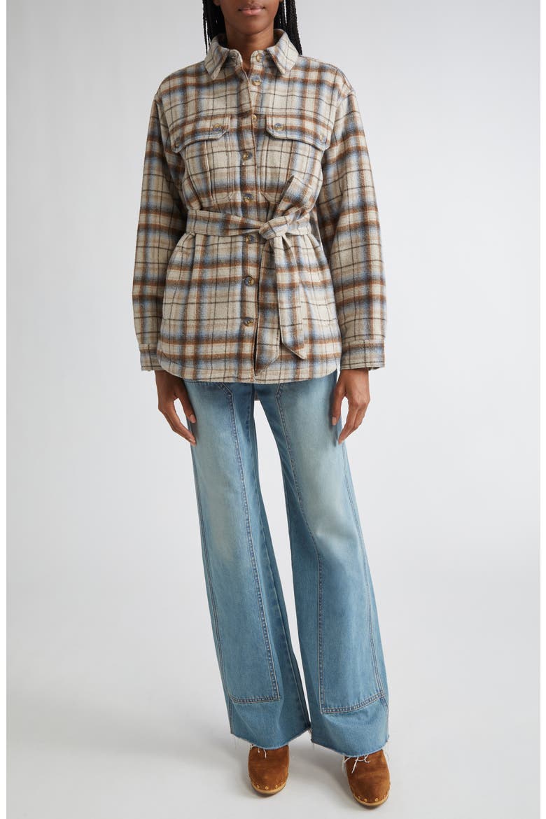 Mikaela Plaid Shacket, Alternate, color, WHISKY MULTI PLAID