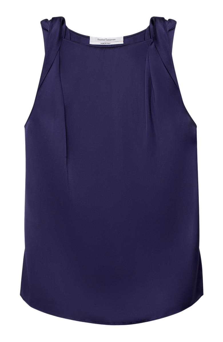 Another Tomorrow Twist Shoulder Top, Alternate, color, 