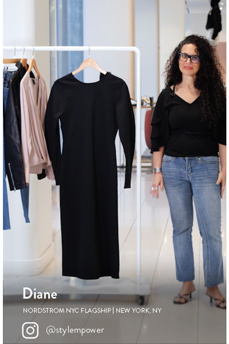 Long Sleeve Midi Dress video