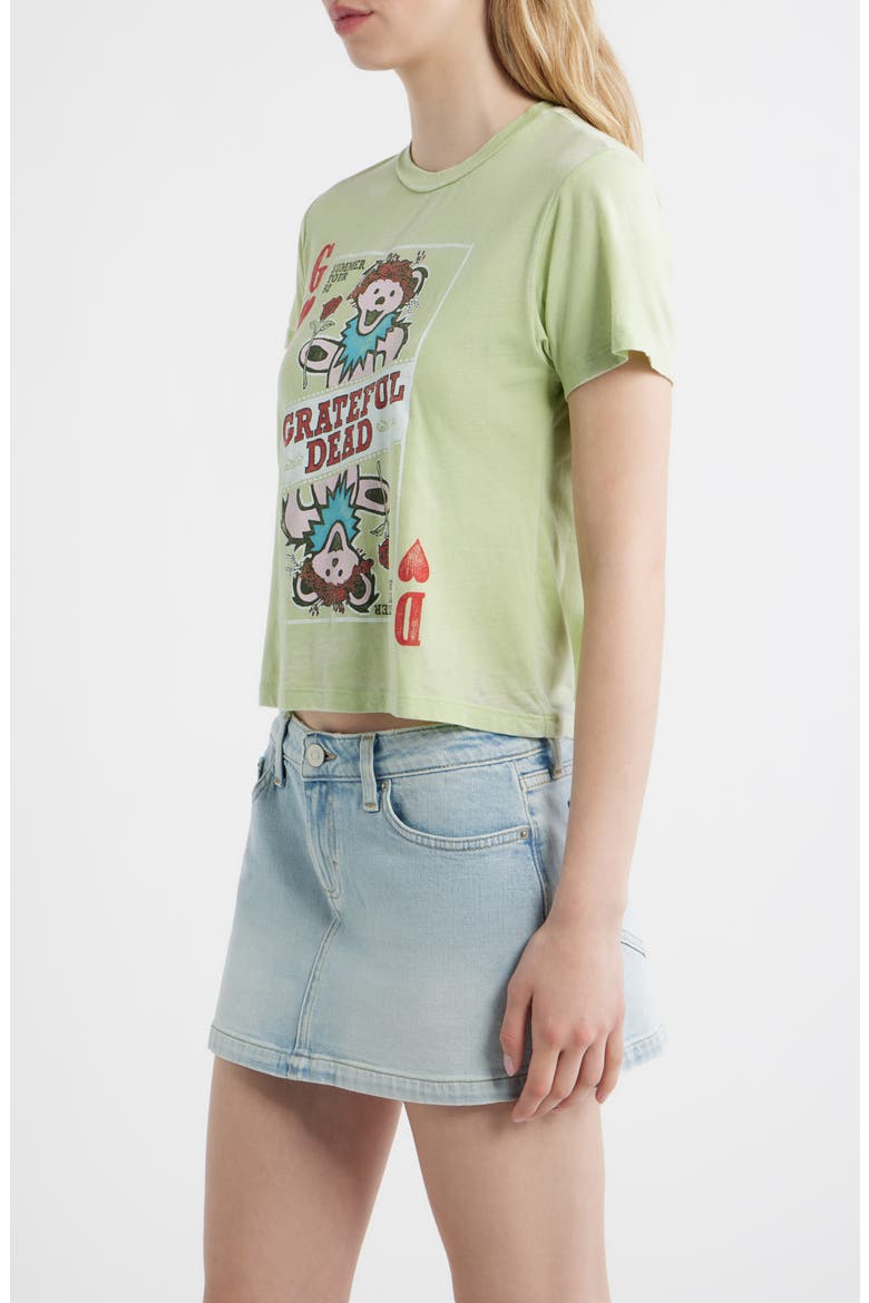 Grateful Dead Playing Card Graphic T-Shirt, Alternate, color, SEAFOAM GREEN