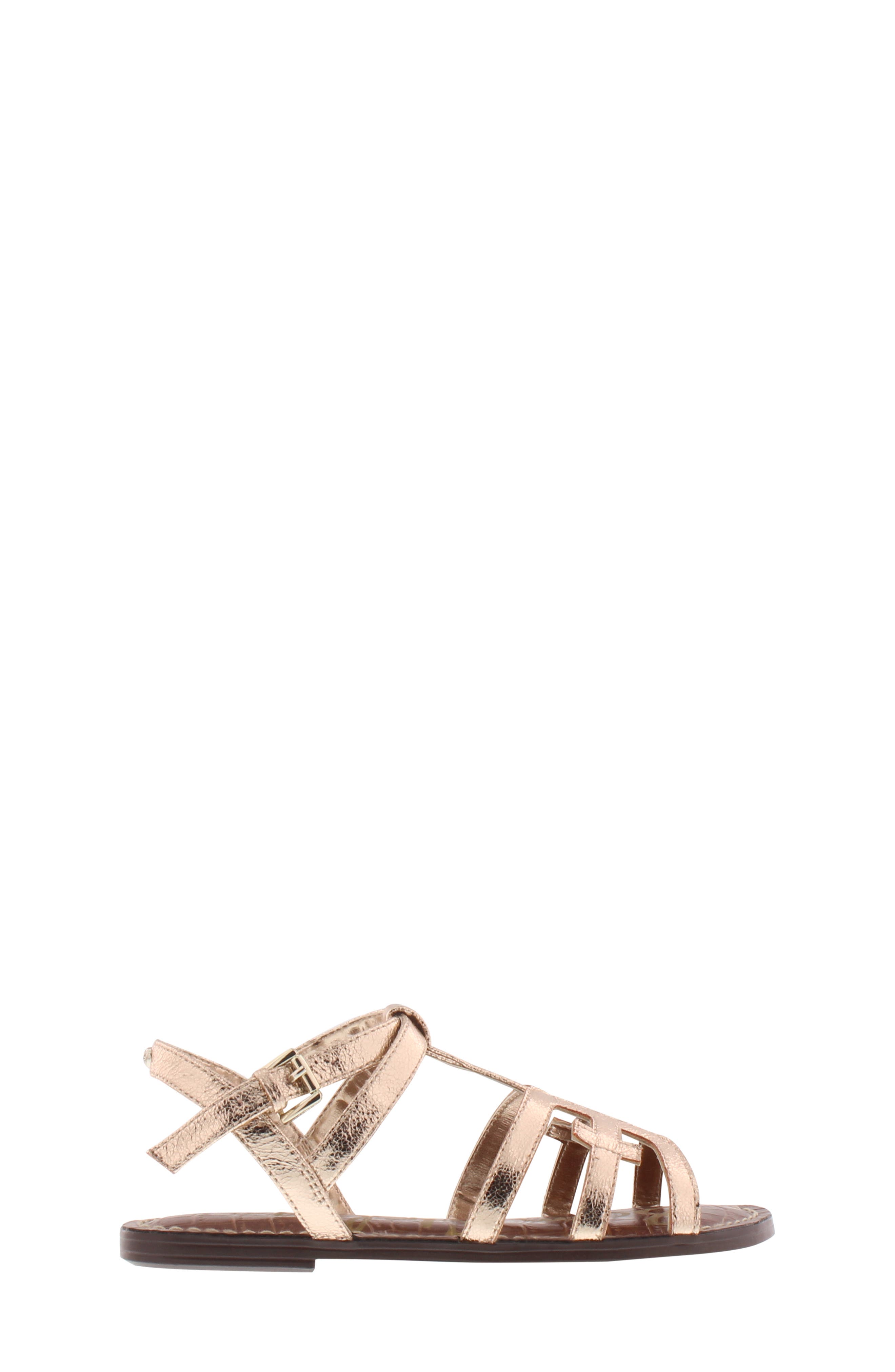 Gigi Cara Glitter Sandal, Alternate, color, ROSE GOLD