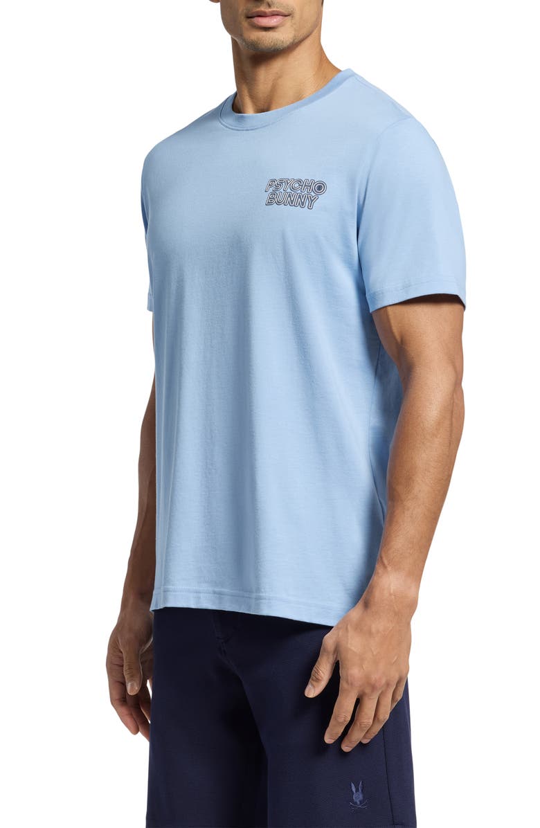 Psycho Bunny Sydney Logo Graphic T-Shirt, Alternate, color, 
