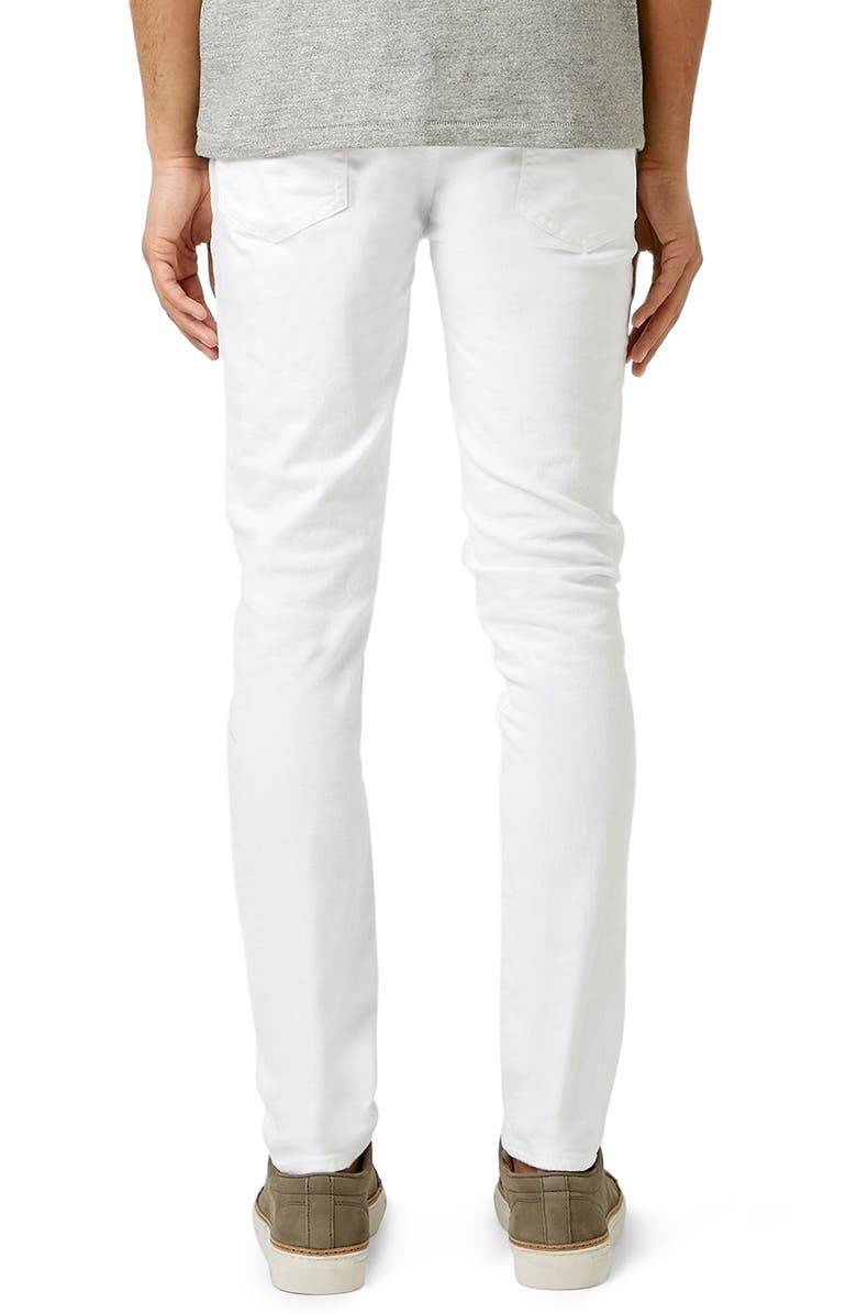 Topman Ripped Stretch Skinny Fit Jeans, Alternate, color, 