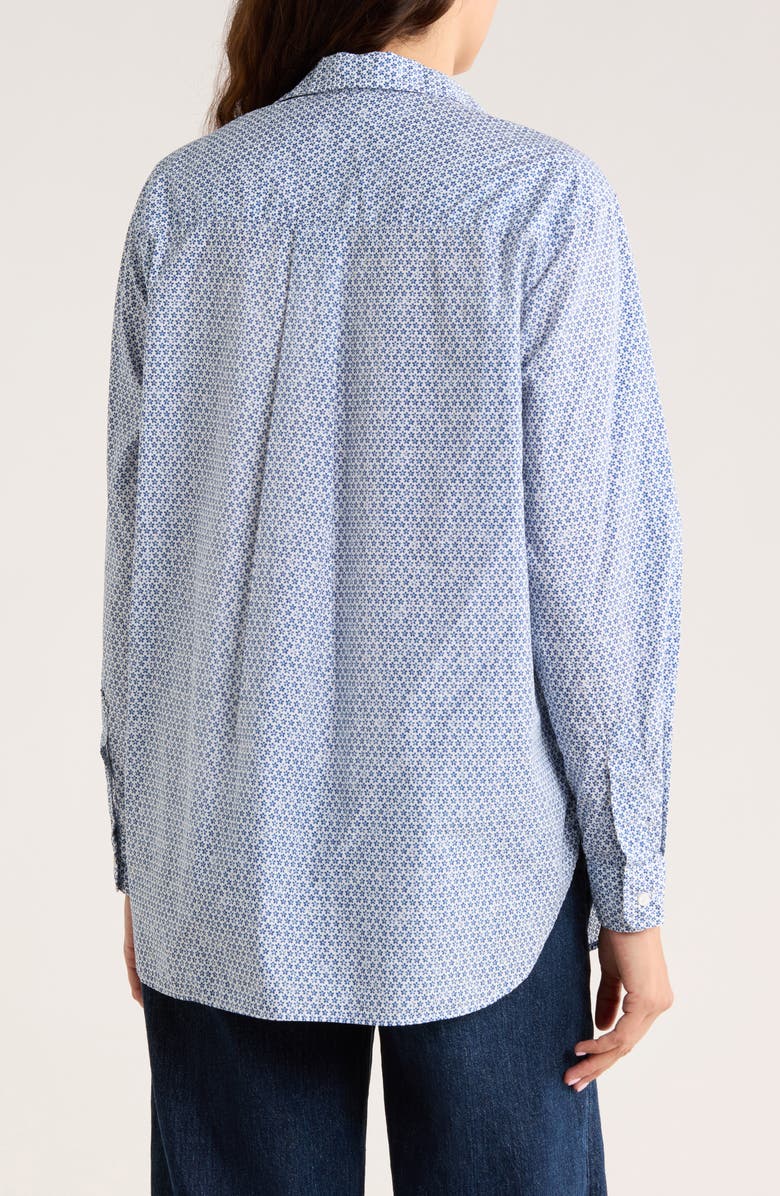 Frank & Eileen Joedy Boyfriend Button-Up Shirt, Alternate, color, Small Blue