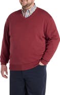 Harbor Bay by DXL Big & Tall V-Neck Pullover