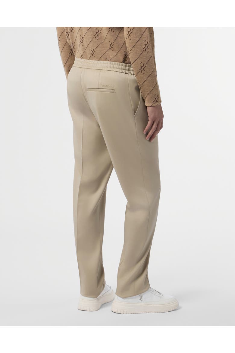 Wool Drawstring Trousers Men, Alternate, color, beige