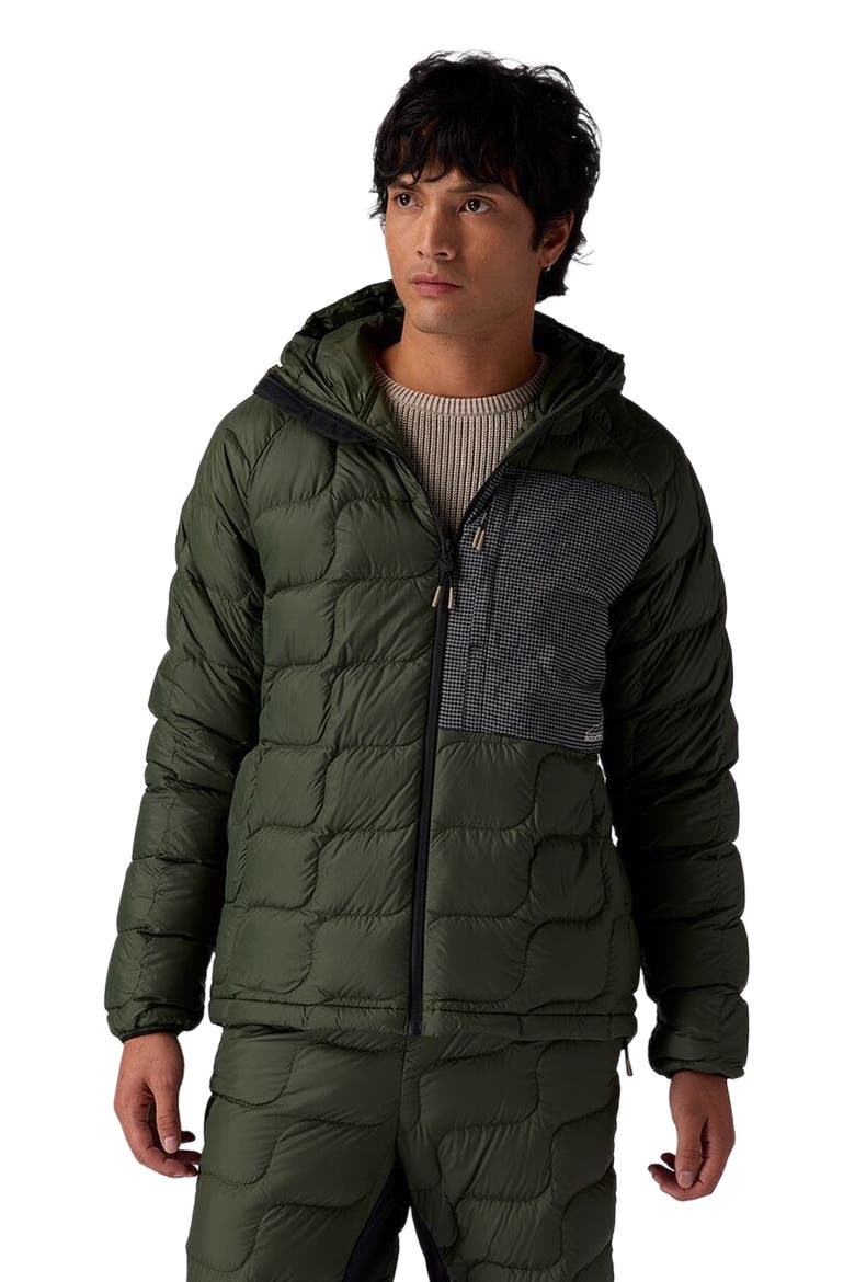 Waas Allied Down Hooded Jacket - Men's, Main, color, Climbing Ivy