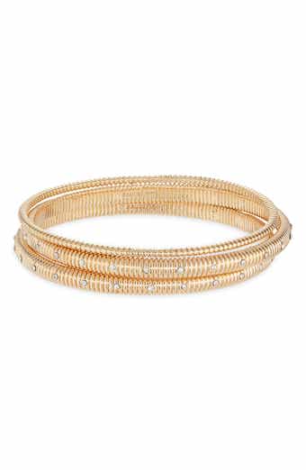 BaubleBar Set of 3 Ribbed Bangle Bracelets