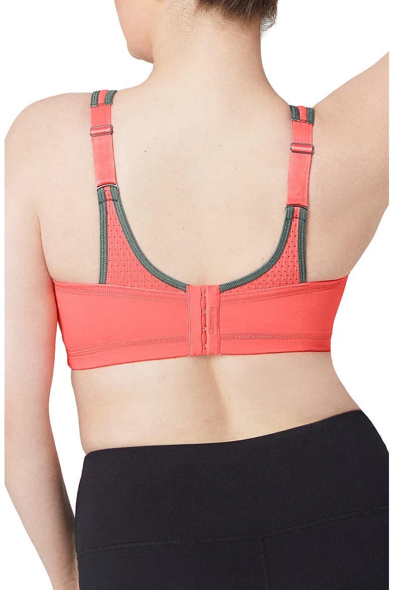 WonderWire® Custom Control Underwire Sports Bra, Alternate, color, SUGAR CORAL