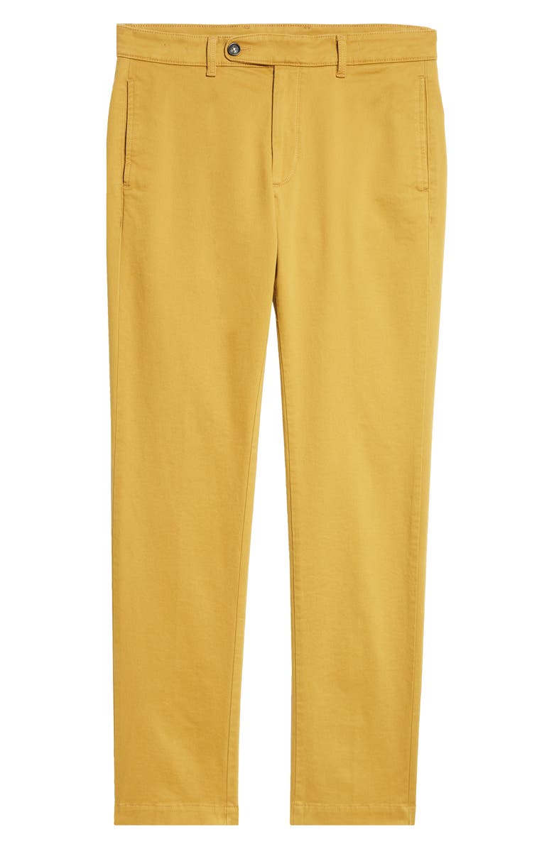 Massimo Alba Winch2 Gabardine Trousers, Alternate, color, Mustard