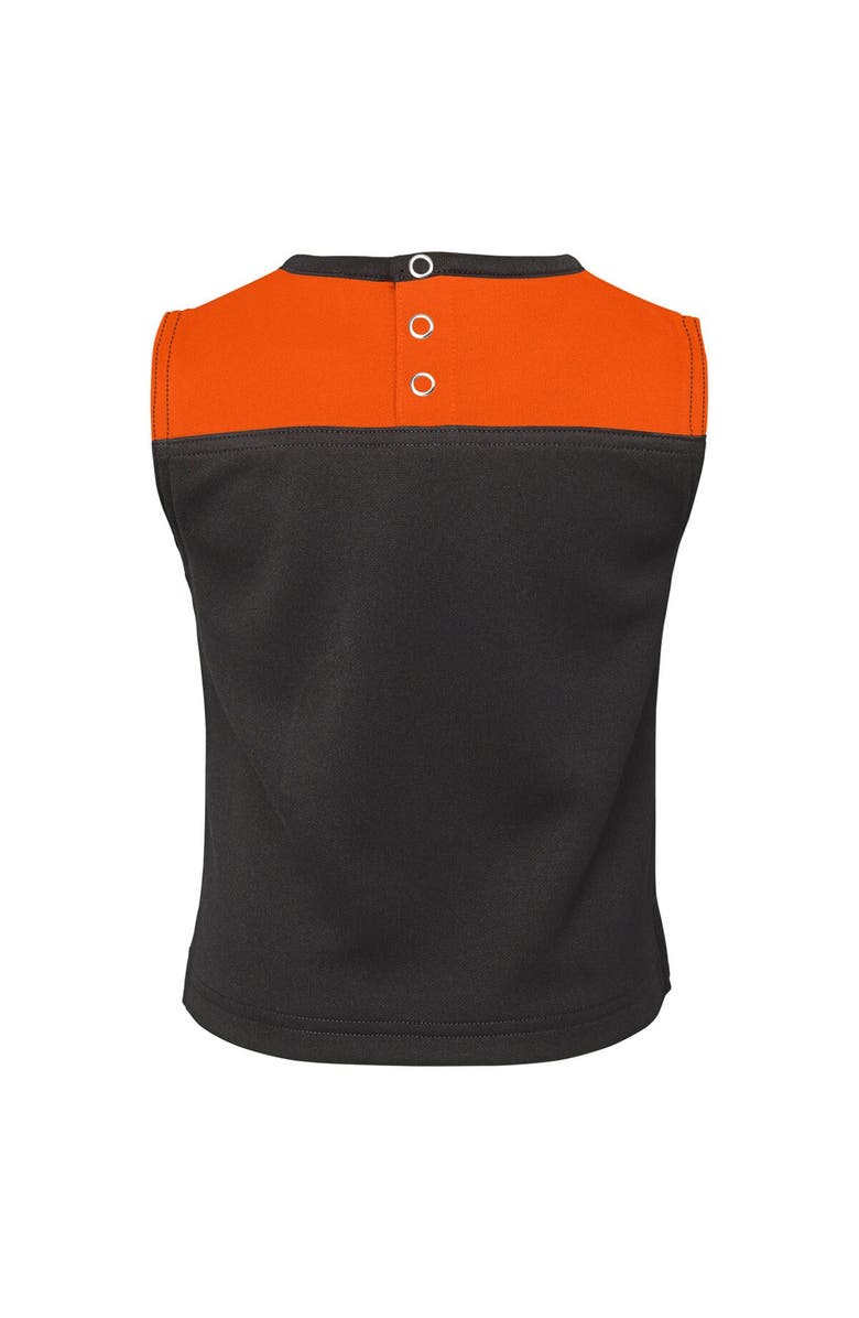 Outerstuff Girls Toddler Black Cincinnati Bengals Spirit Cheer Two-Piece Cheerleader Set with Bloomers, Alternate, color, Black