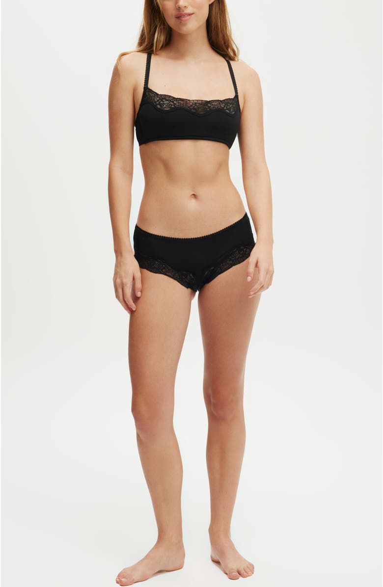 COTTON ON BODY Women's Sabrina Lace Scoop Bralette, Alternate, color,