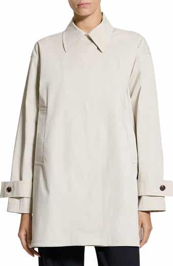 Sleek A-Line Trench Jacket