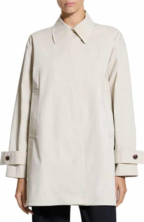 Sleek A-Line Trench Jacket