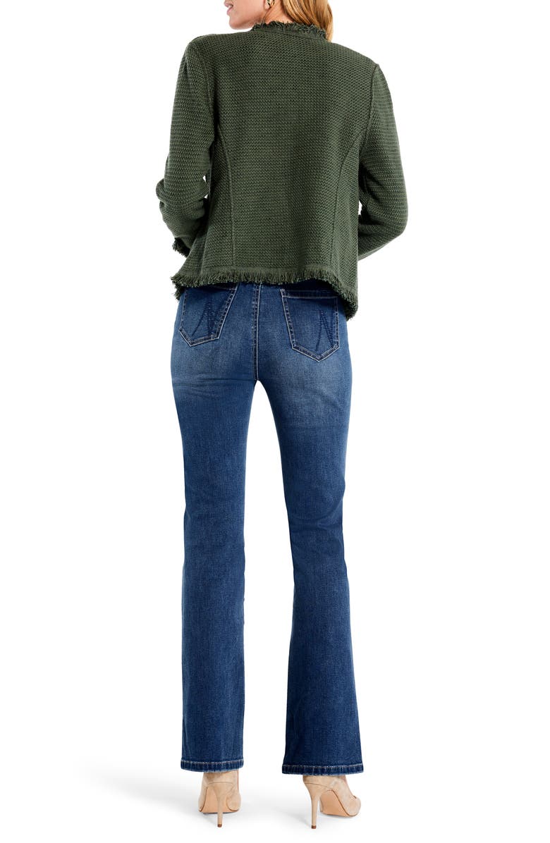 NIC+ZOE Fringe Mix Knit Jacket, Alternate, color, 