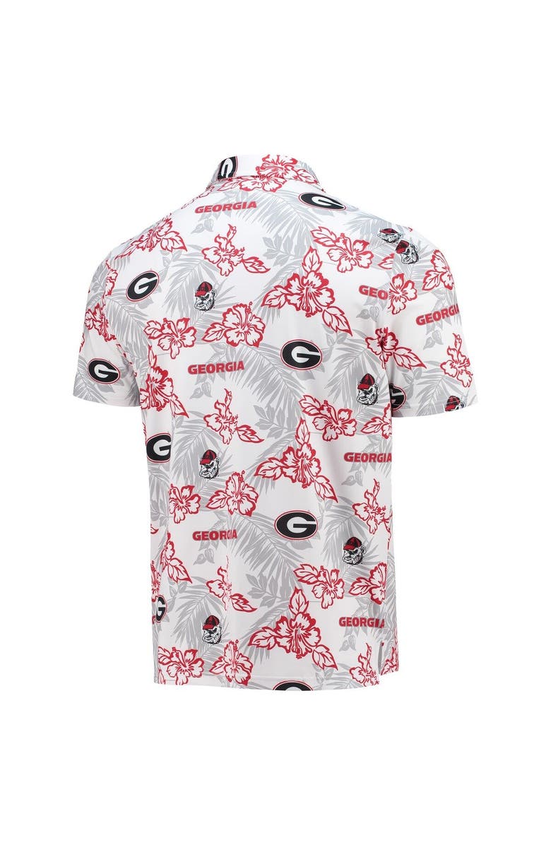 Reyn Spooner Men's Reyn Spooner White Georgia Bulldogs Performance Polo, Alternate, color, 