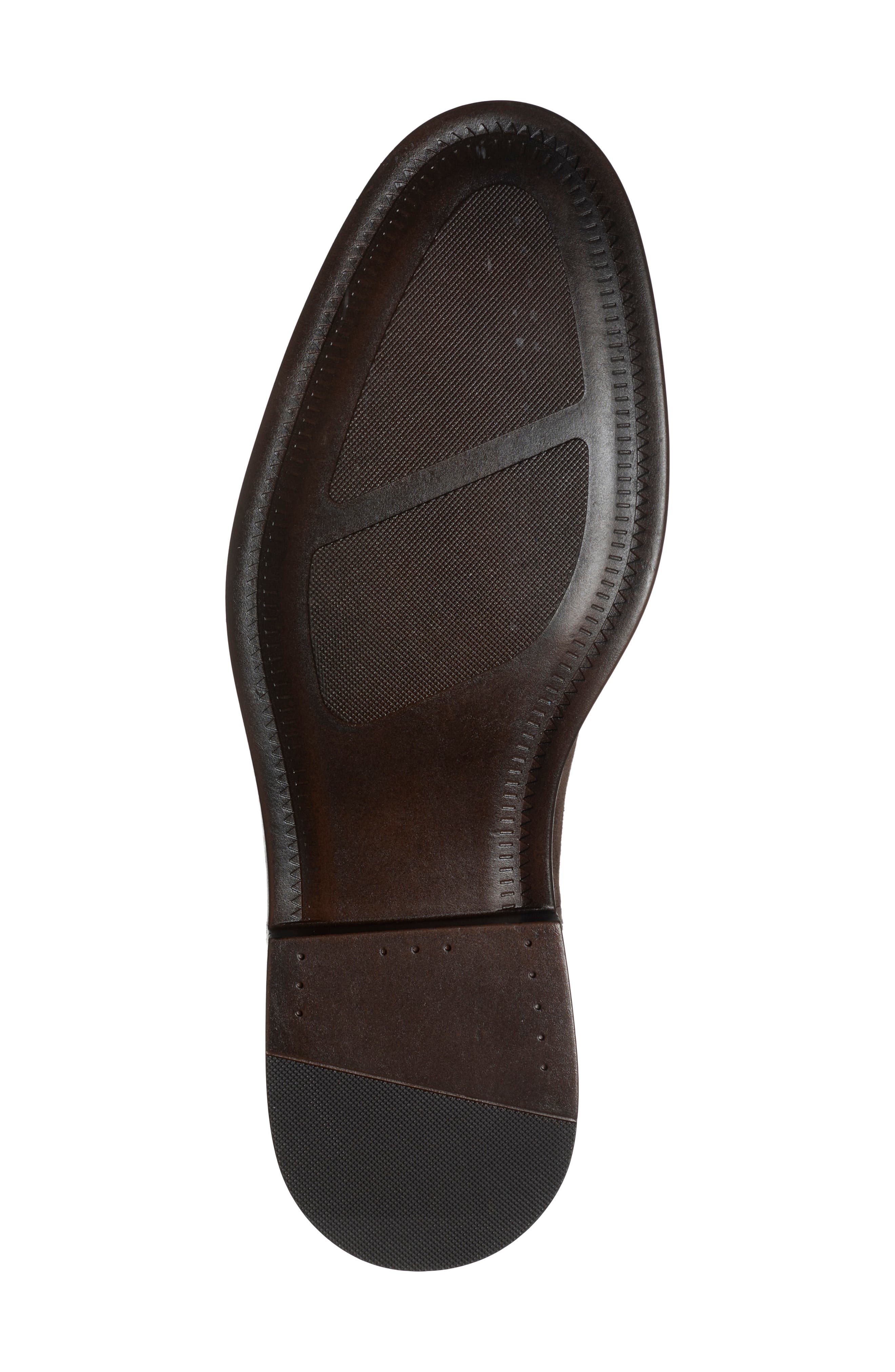 Braddock Leather Chelsea Boot, Alternate, color, DARK BROWN OILED SUEDE