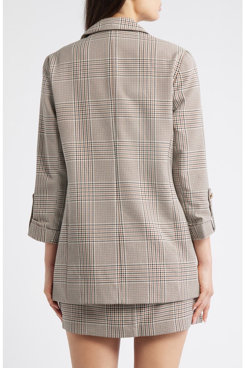 Check Jacket, Alternate, color, BROWN