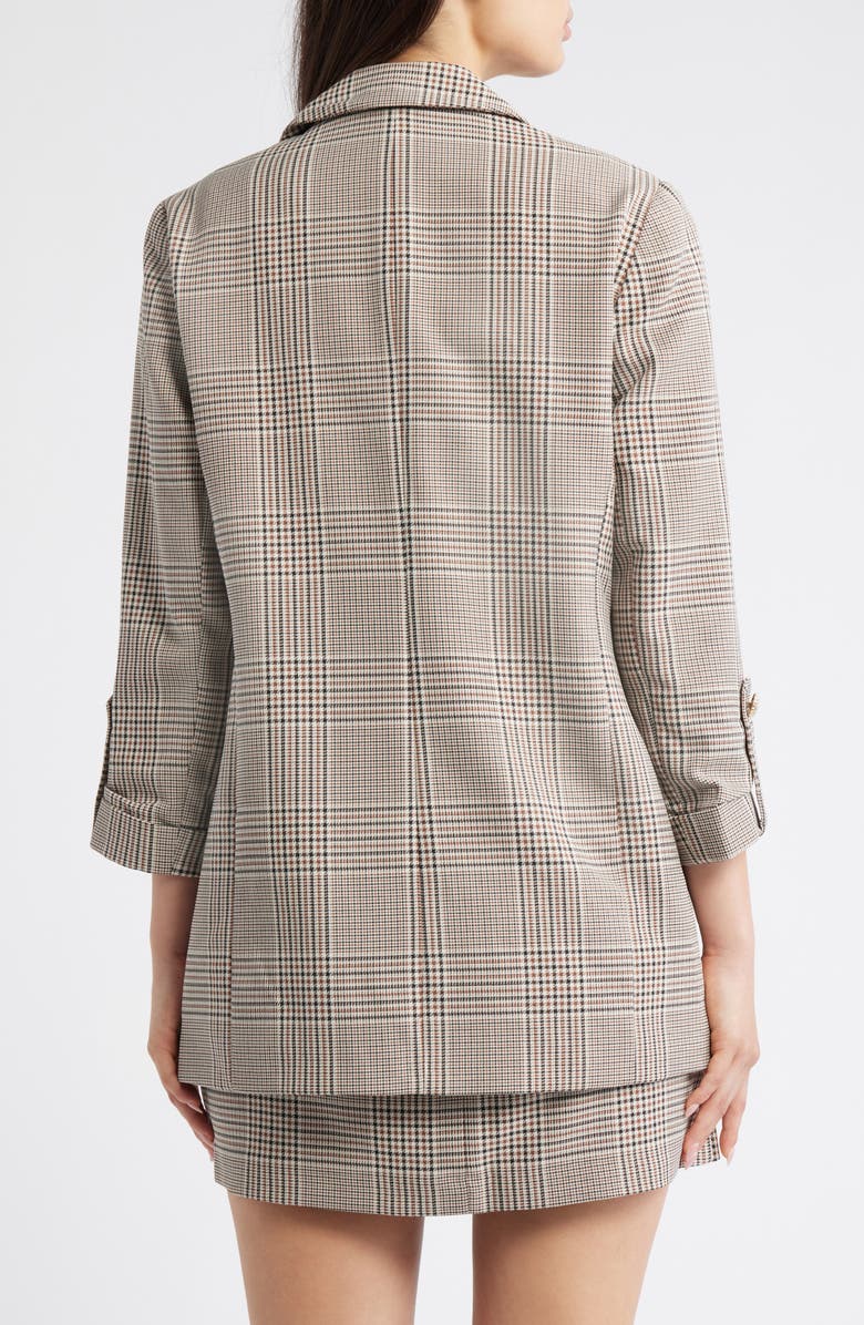Friends Like These Check Jacket, Alternate, color, Brown