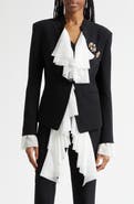 Cinq à Sept Maren Ruffled Blazer