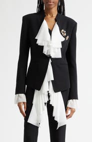Cinq à Sept Maren Ruffled Blazer