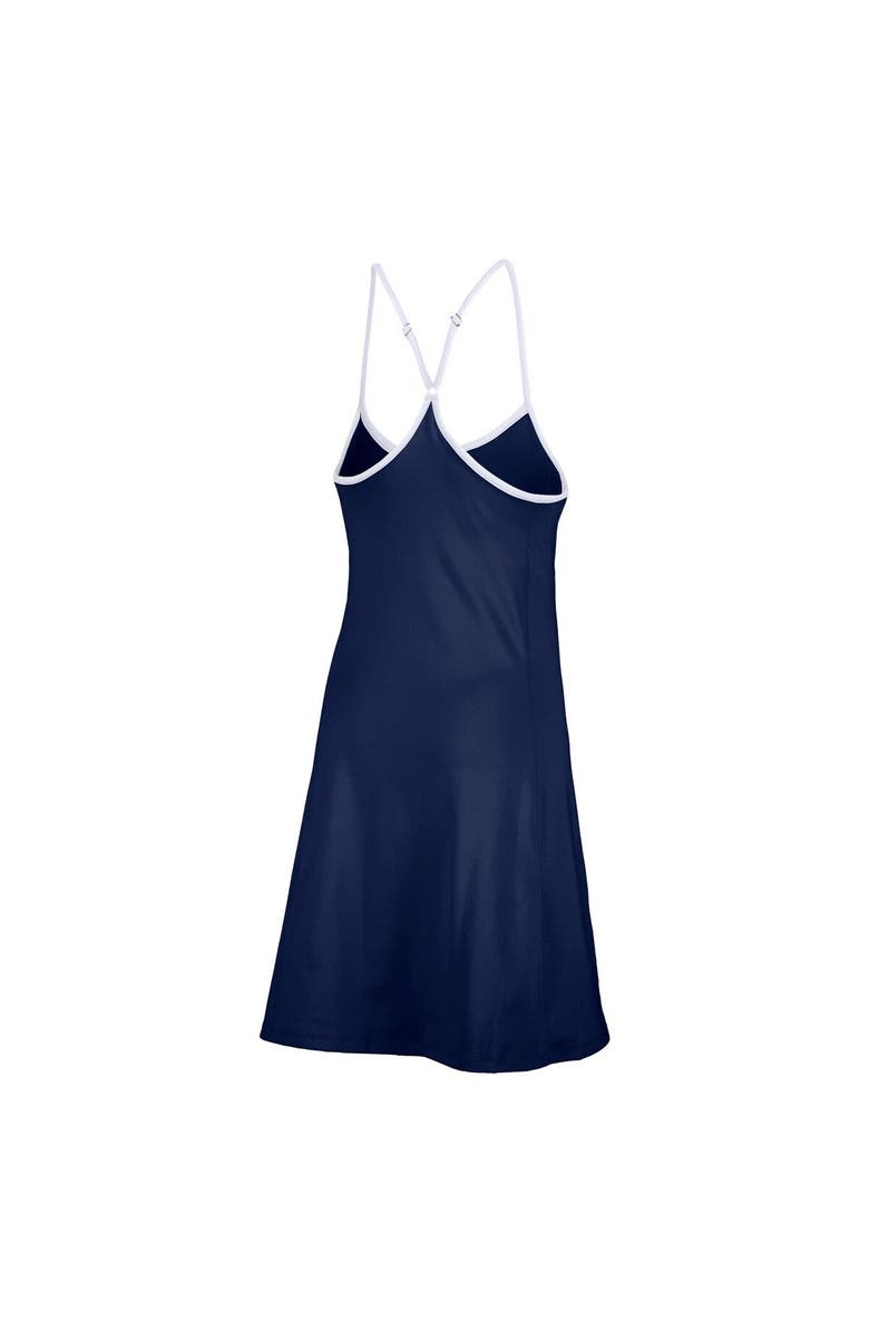 LUSSO Women's Lusso  Navy Boston Red Sox Nakita Strappy Scoop Neck Dress, Alternate, color, Navy
