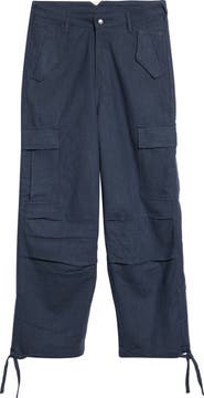 Rhude Linen Parachute Cargo Pants