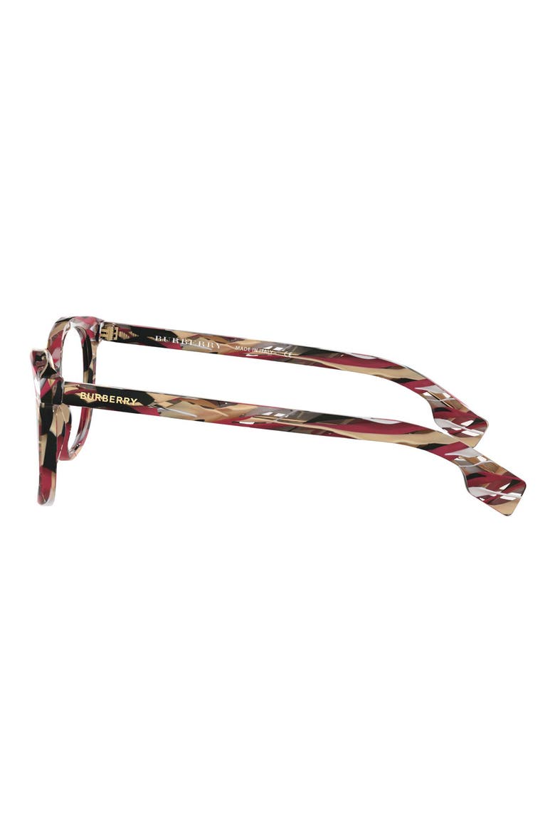 51mm Cat Eye Optical Glasses, Alternate, color, RED MULTI