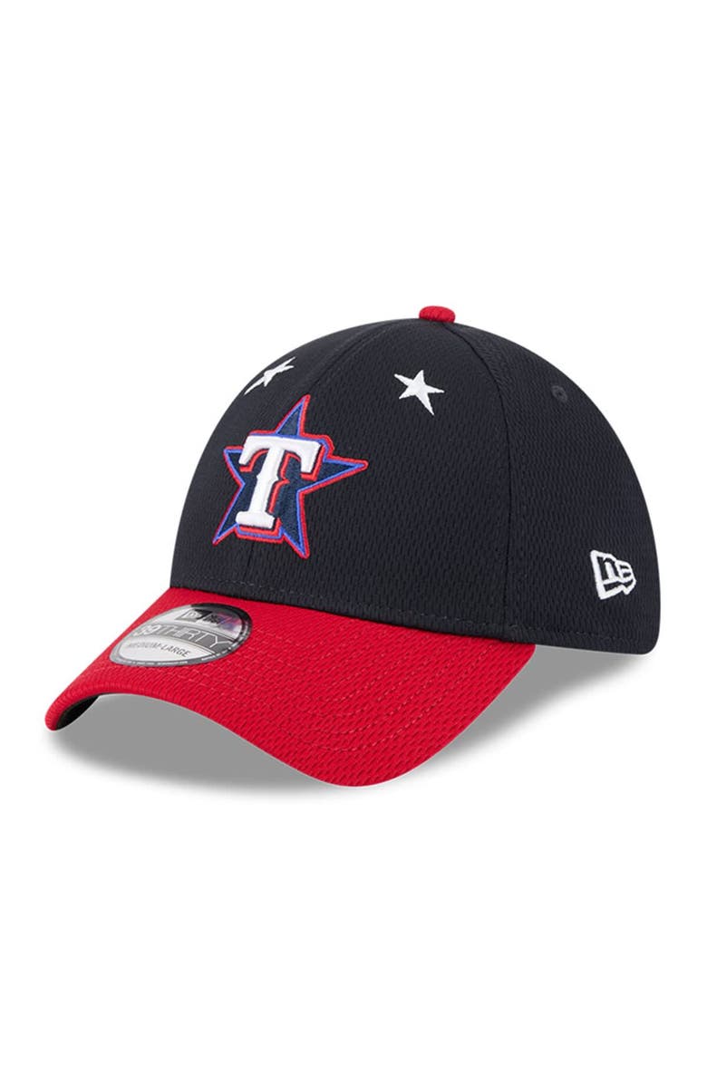 New Era Men's New Era Navy/Red Texas Rangers 2025 MLB All-Star Game Workout 39THIRTY Flex Hat, Alternate, color, Navy