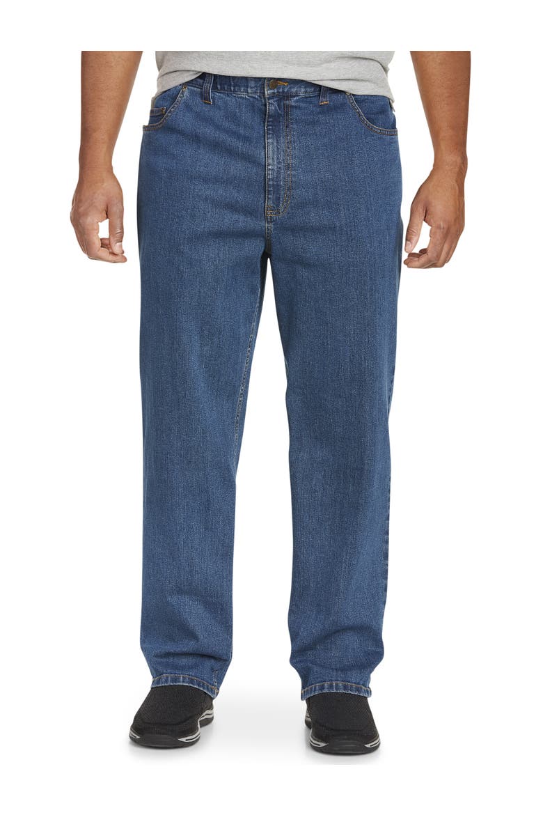Big & Tall Continuous Comfort Stretch Jeans, Alternate, color, DARK WASH