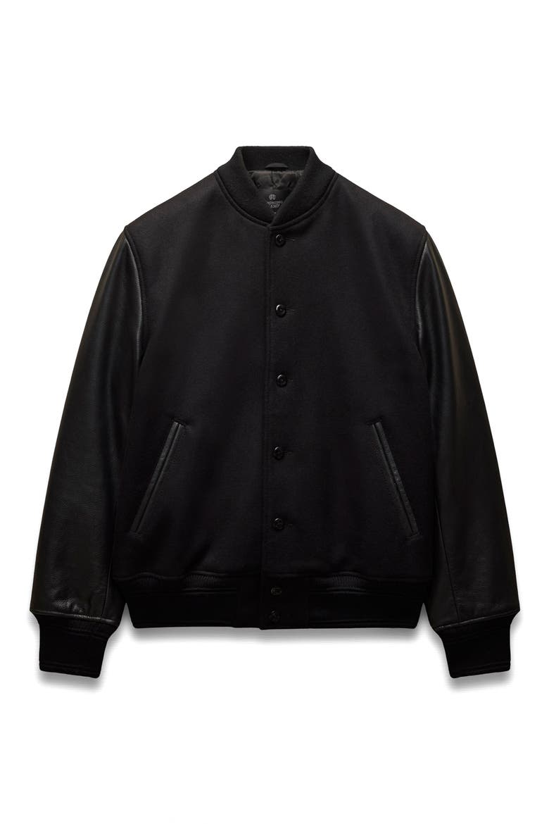 Wool & Cashmere Award Jacket, Alternate, color, BLACK