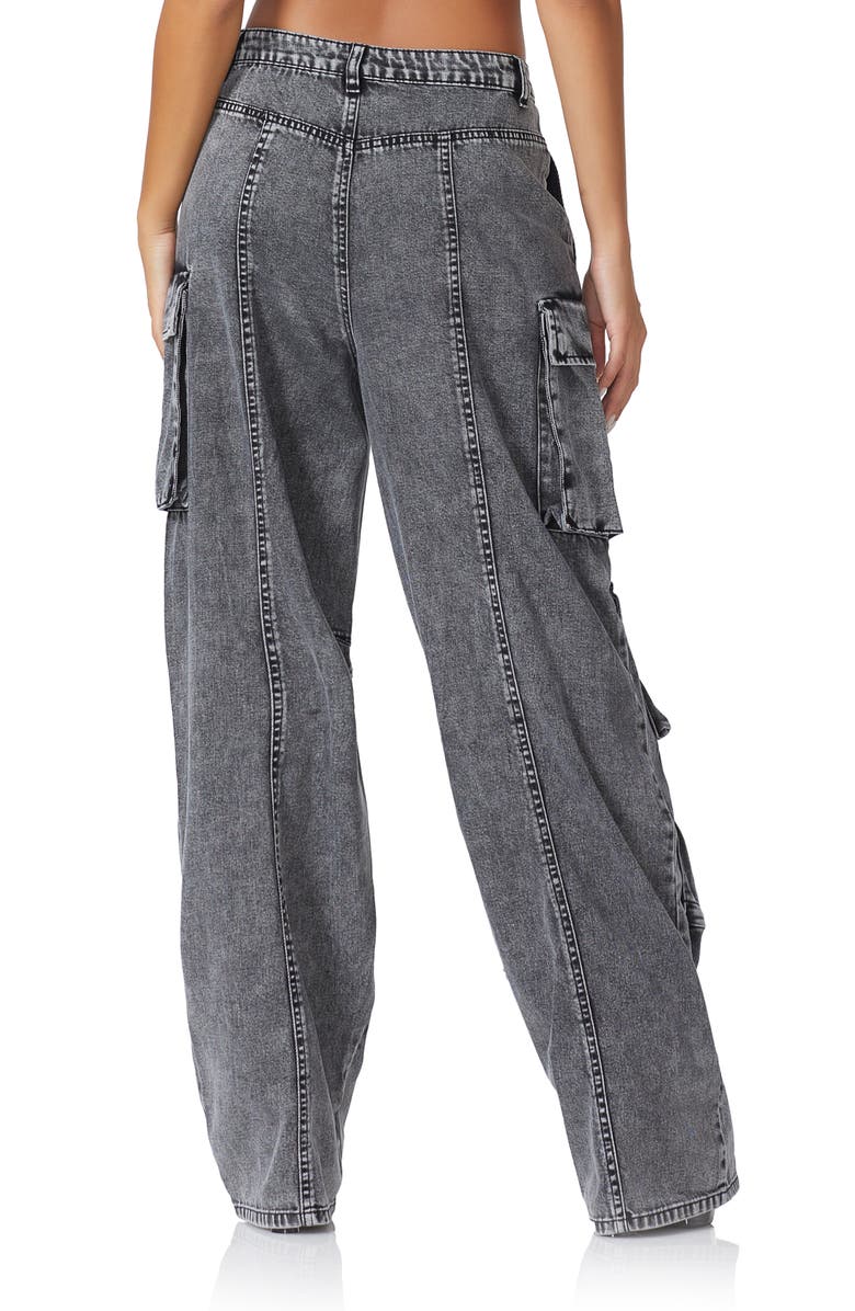 AFRM Parker Wide Leg Cargo Jeans, Alternate, color,