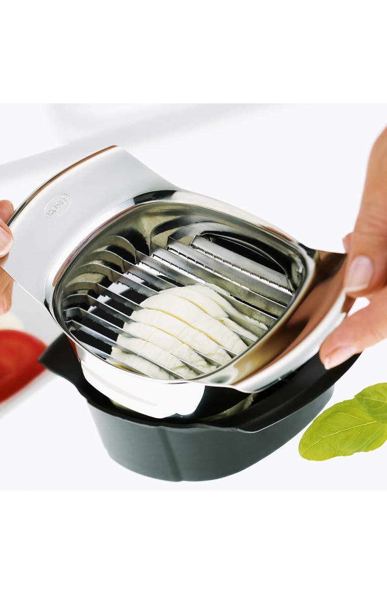 Rosle Stainless Steel Serrated Mozzarella and Tomato Slicer, Alternate, color, Silver
