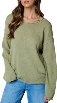 Blu Pepper Cotton Crewneck Sweater