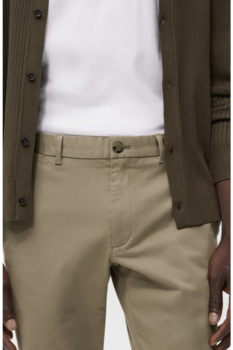 Barna Slim Fit Stretch Twill Chino Pants, Alternate, color, MINK GREY
