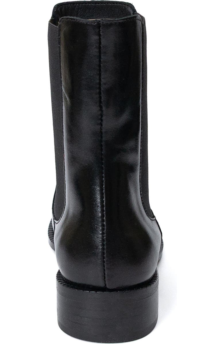 Menina Step Balmoral Leather Chelsea Boot, Alternate, color, Black